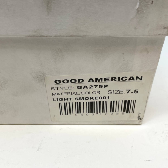 Good American Cinder-F*CKING-RELLA Pump In Light Smoke Size 7.5 New - Picture 15 of 15